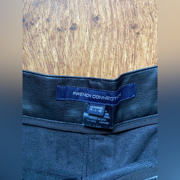 French Connection faux leather pants! Large - Picture 3 of 4